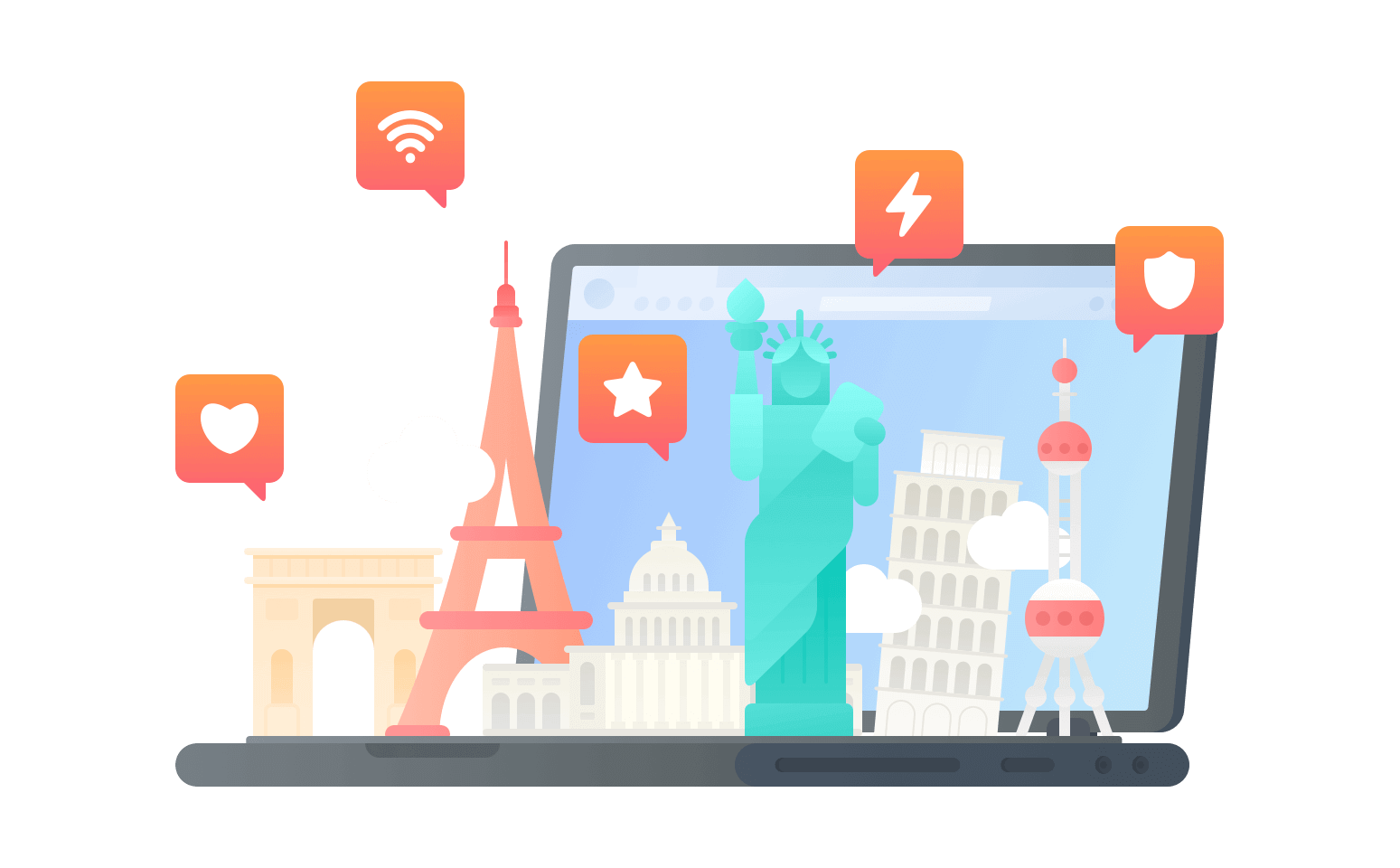 在圣基茨和尼维斯连接到中国的软件 - 翻回VPN